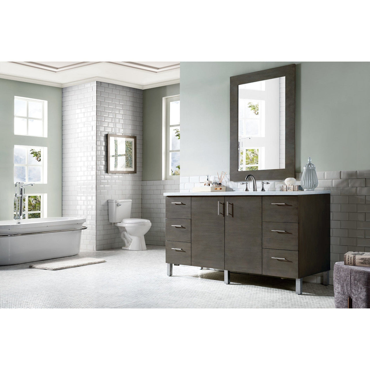 James Martin Metropolitan 60" Single Vanity Vanity James Martin 