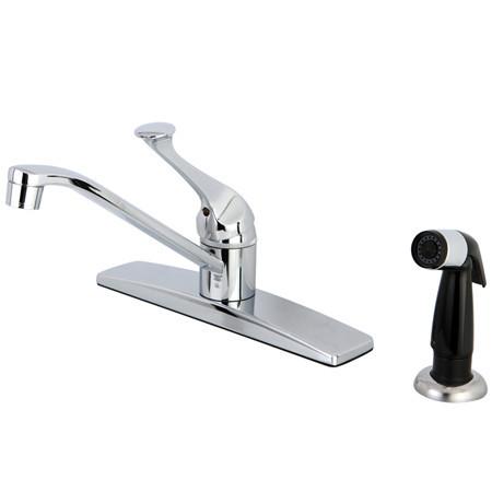 Kingston Brass FB0572 8-inch Centerset Kitchen Faucet, Polished Chrome Kitchen Faucet Kingston Brass 