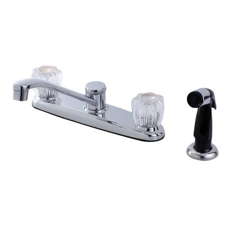 Kingston Brass FB112 8-inch Centerset Kitchen Faucet, Polished Chrome Kitchen Faucet Kingston Brass 