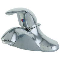 Thumbnail for Kingston Brass FB6541LL 4-inch centerset Lavatory Faucet, Polished Chrome Bathroom Faucet Kingston Brass 