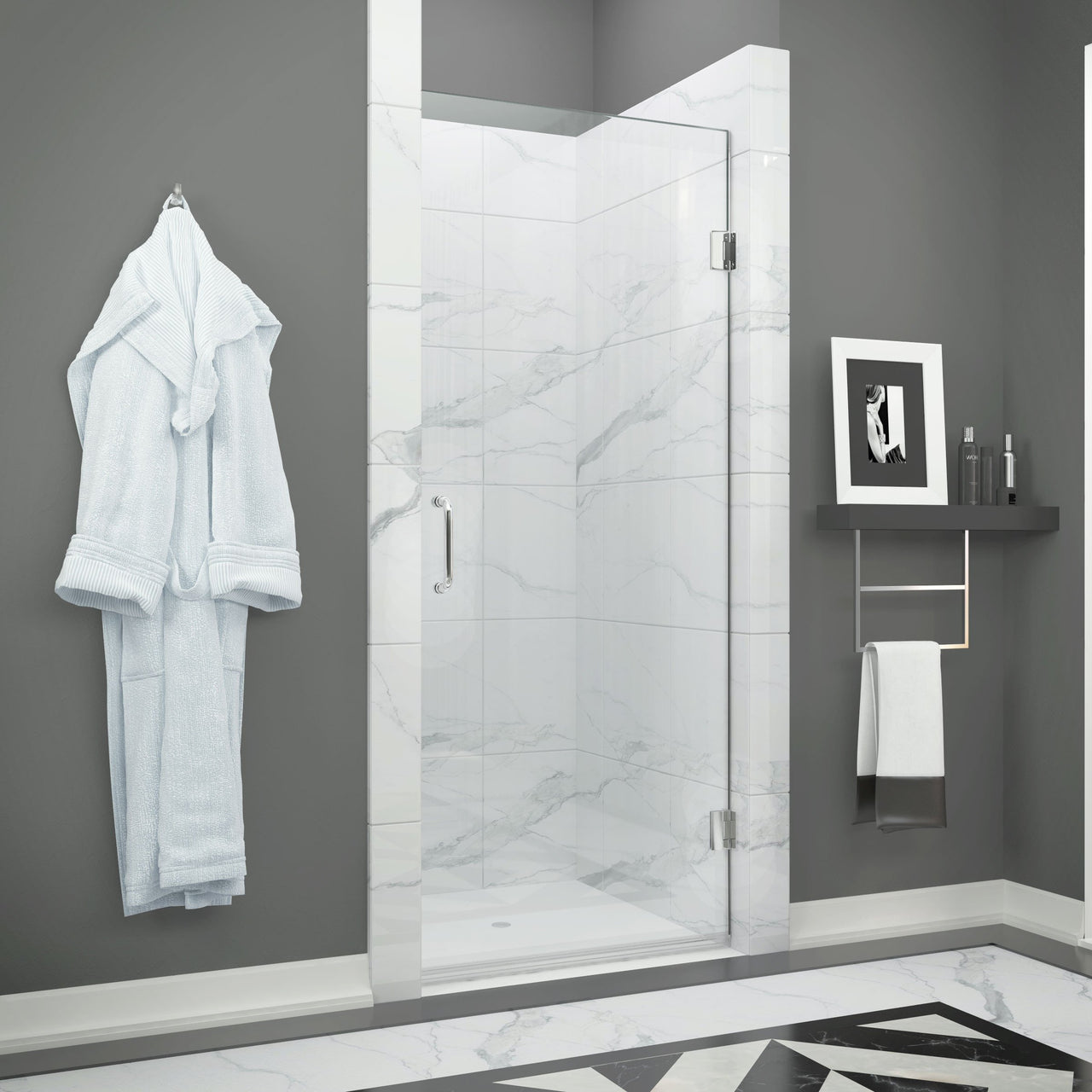 ANZZI FELLOW Series SD-AZ09-01CH Shower Doors Shower Doors ANZZI 