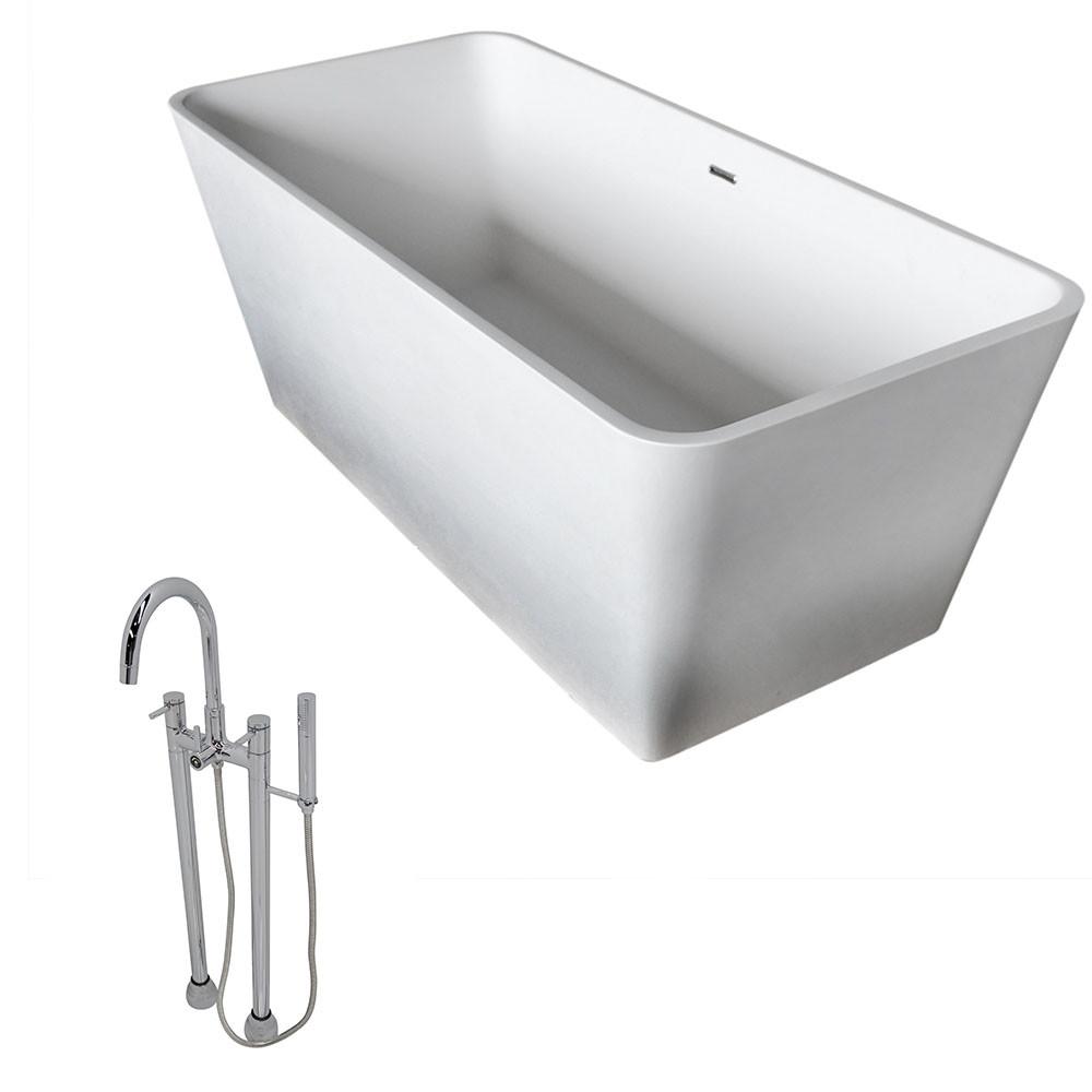 ANZZI Cenere FT501-0027 FreeStanding Bathtub FreeStanding Bathtub ANZZI 