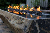 Thumbnail for Fiamma Natural Basalt Long Table Fire Pits Fiamma Brand 