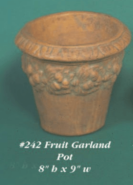 Fruit Garland Cast Stone Outdoor Garden Planter Planter Tuscan 