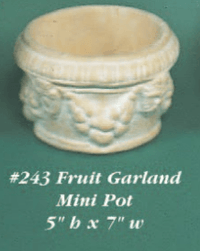 Thumbnail for Fruit Garland Cast Stone Outdoor Garden Planter Planter Tuscan 