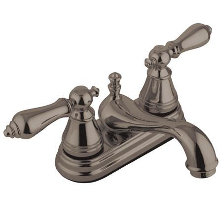 Kingston Brass English Classic Two Handle 4" Centerset Faucet with Retail Pop-up Bathroom Faucet Kingston Brass 