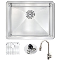 Thumbnail for ANZZI VANGUARD Series KAZ2318-130 Kitchen Sink Kitchen Sink ANZZI 
