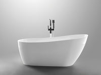 Thumbnail for ANZZI Trend Series 5.58 ft. Freestanding Bathtub in White FreeStanding Bathtub ANZZI 