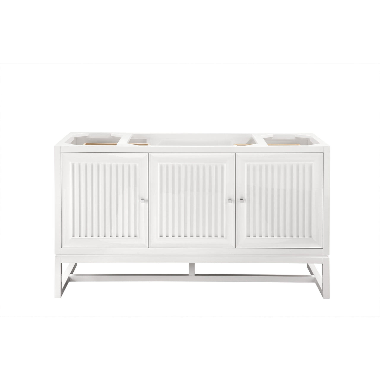 James Martin Athens 60" Single Vanity Vanity James Martin Glossy White Cabinet Only 