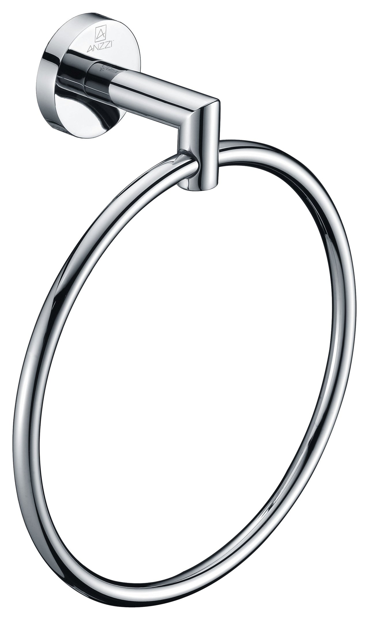 ANZZI Caster 2 Series Towel Ring in Polished Chrome Towel Ring ANZZI 