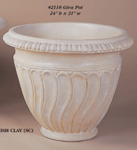Thumbnail for Gira Pot Cast Stone Outdoor Garden Planter Planter Tuscan 