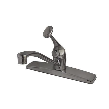 Kingston Brass Columbia Single Lever Handle Centerset Kitchen Faucet, Chrome Kitchen Faucet Kingston Brass 