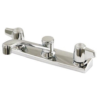 Thumbnail for Kingston Brass Americana Centerset Kitchen Faucet with Canopy Handle, Chrome Kitchen Faucet Kingston Brass 