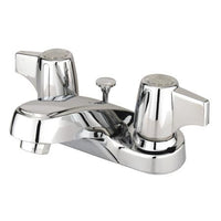 Thumbnail for Kingston Brass Americana Centerset with Canopy Handle and Brass Pop-Up, Chrome Bathroom Faucet Kingston Brass 