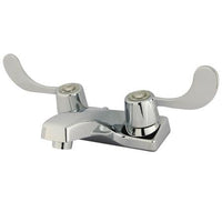 Thumbnail for Kingston Brass Americana Centerset Lavatory Faucet with Blade Handles, Chrome Bathroom Faucet Kingston Brass 