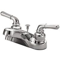 Thumbnail for Kingston Brass Magellan Centerset with Lever Handles and ABS Pop-Up, Chrome Bathroom Faucet Kingston Brass 