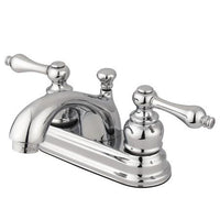 Thumbnail for Kingston Brass Vintage Centerset with Lever Handles and Retail Pop-Up, Chrome Bathroom Faucet Kingston Brass 
