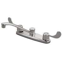 Thumbnail for Kingston Brass GKB291 Water Saving Magellan Centerset Kitchen Faucet with Blade Handles, Chrome Kitchen Faucet Kingston Brass 