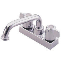 Thumbnail for Kingston Brass Franklin Laundry Tray Faucet with Canopy Handles, Chrome Bathroom Faucet Kingston Brass 