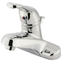 Thumbnail for Kingston Brass Wyndham Centerset with Single Loop Handle and ABS Pop-Up, Chrome Bathroom Faucet Kingston Brass 