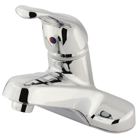 Kingston Brass Wyndham Centerset with Single Loop Handle, Chrome Bathroom Faucet Kingston Brass 