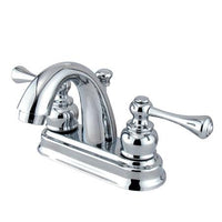 Thumbnail for Kingston Brass Vintage Centerset Lavatory Faucet with Lever Handles, Chrome Bathroom Faucet Kingston Brass 