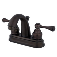 Thumbnail for Kingston Brass Vintage Centerset Lavatory Faucet with Lever Handles, Oil Rubbed Bronze Bathroom Faucet Kingston Brass 