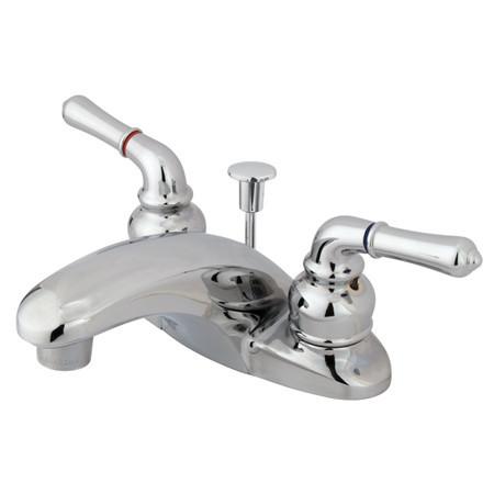 Kingston Brass Magellan Centerset Lavatory Faucet with Lever Handles, Chrome Bathroom Faucet Kingston Brass 