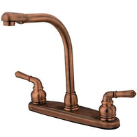 Thumbnail for Kingston Brass Magellan Centerset Kitchen Faucet, Antique Copper Kitchen Faucet Kingston Brass 