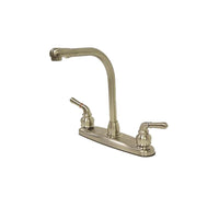 Thumbnail for Kingston Brass Magellan Centerset with Brass Lever Handle, Satin Nickel Kitchen Faucet Kingston Brass 