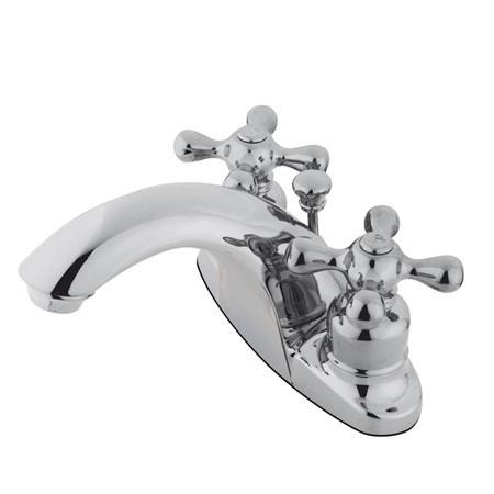 Kingston Brass English Country Centerset Lavatory Faucet, Chrome Bathroom Faucet Kingston Brass 
