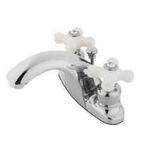 Thumbnail for Kingston Brass English Country Centerset Lavatory Faucet, Chrome Bathroom Faucet Kingston Brass 