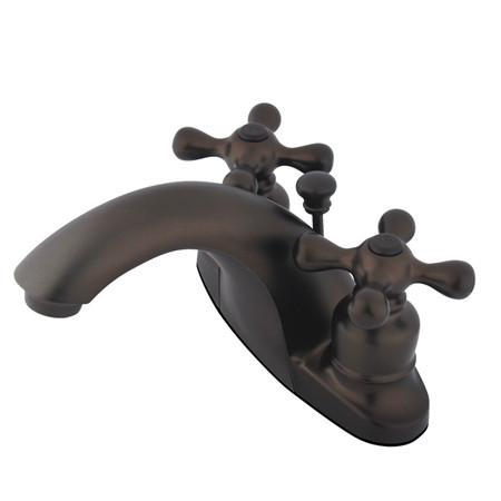 Kingston Brass English Country Centerset Lavatory Faucet, Oil Rubbed Bronze Bathroom Faucet Kingston Brass 