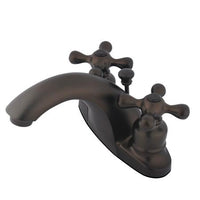 Thumbnail for Kingston Brass English Country Centerset Lavatory Faucet, Oil Rubbed Bronze Bathroom Faucet Kingston Brass 