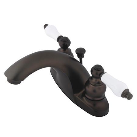 Kingston Brass English Country Centerset Lavatory Faucet, Oil Rubbed Bronze Bathroom Faucet Kingston Brass 