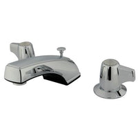 Thumbnail for Kingston Brass GKB920B Water Saving Americana Widespread Lavatory Faucet with Brass Pop-Up, Chrome Bathroom Faucet Kingston Brass 