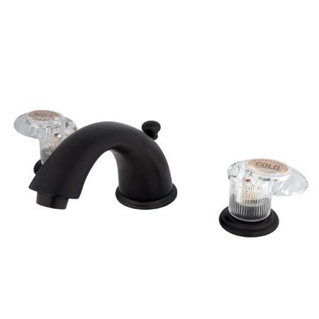 Kingston Brass Victorian Widespread Lavatory Faucet, Oil Rubbed Bronze Bathroom Faucet Kingston Brass 