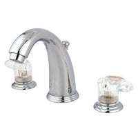 Thumbnail for Kingston Brass GKB981ALL Water Saving Victorian Widespread Lavatory Faucet, Chrome Bathroom Faucet Kingston Brass 