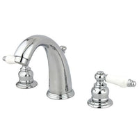 Thumbnail for Kingston Brass GKB981PL Water Saving English Country Widespread Lavatory Faucet, Chrome Bathroom Faucet Kingston Brass 