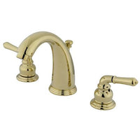 Thumbnail for Kingston Brass GKB982 Water Saving Magellan Widespread Lavatory Faucet, Polished Brass Bathroom Faucet Kingston Brass 