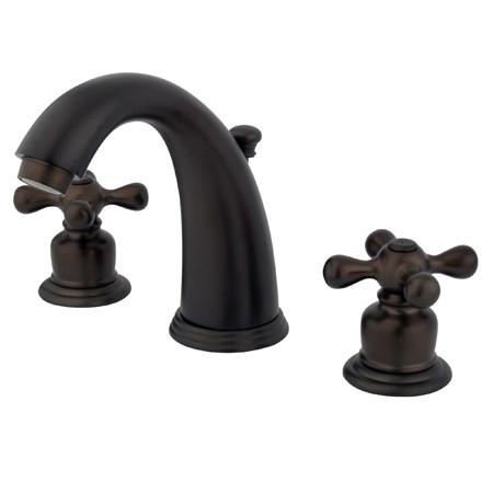 Kingston Brass GKB985AX Water Saving Victorian Widespread Lavatory Faucet, Oil Rubbed Bronze Bathroom Faucet Kingston Brass 