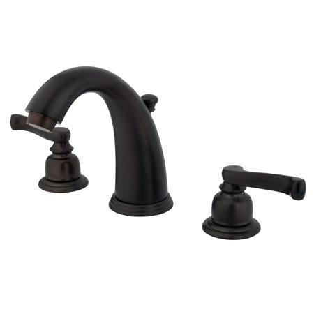 Kingston Brass Royale Widespread Lavatory Faucet, Oil Rubbed Bronze Bathroom Faucet Kingston Brass 