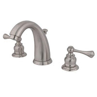 Thumbnail for Kingston Brass GKB988BL Water Saving Vintage Widespread Lavatory Faucet, Satin Nickel Bathroom Faucet Kingston Brass 