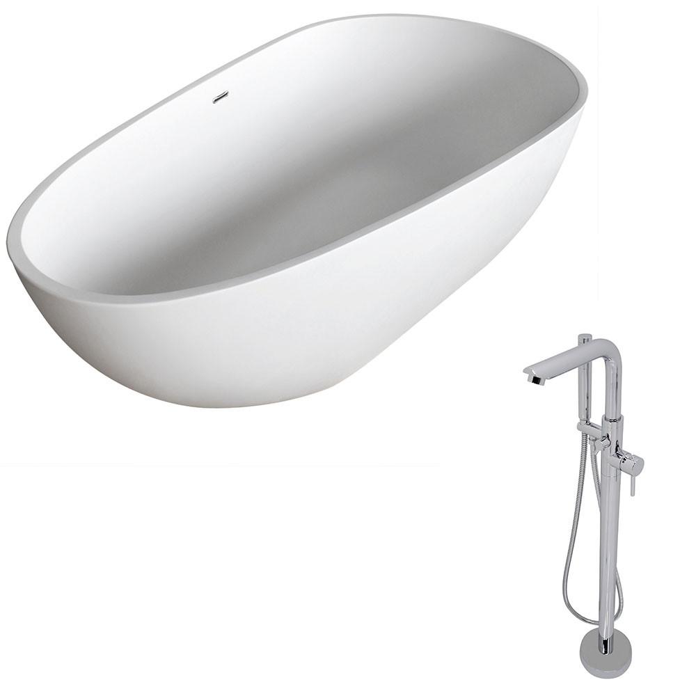 ANZZI Fiume FT502-0026 FreeStanding Bathtub FreeStanding Bathtub ANZZI 