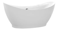 Thumbnail for ANZZI Reginald Series 5.67 ft. Freestanding Bathtub in White FreeStanding Bathtub ANZZI 