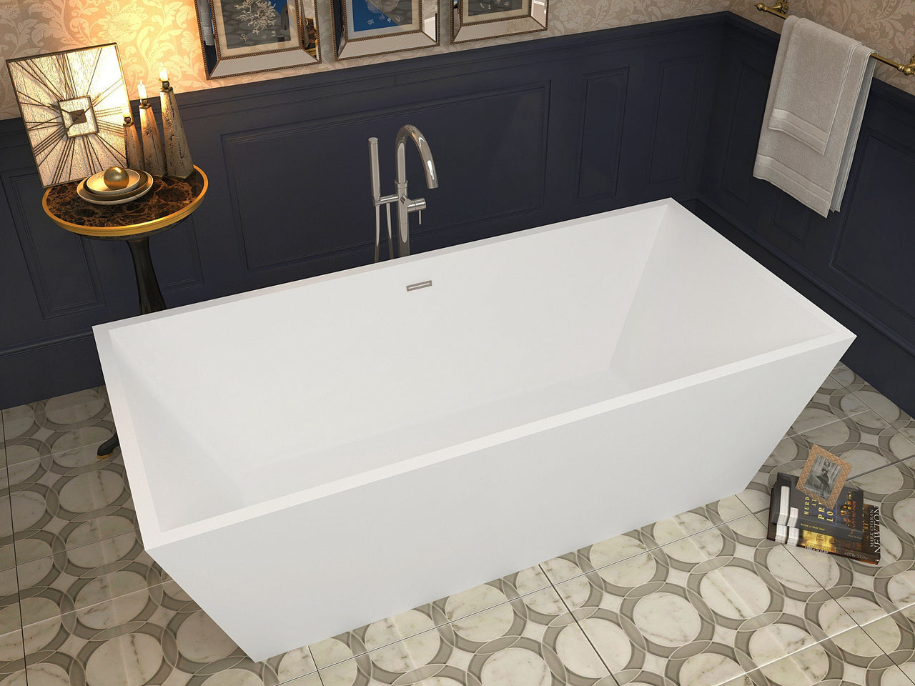 ANZZI Fjord FT-AZ002 FreeStanding Bathtub FreeStanding Bathtub ANZZI 