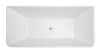 Thumbnail for ANZZI Zenith Series 5.58 ft. Freestanding Bathtub in White FreeStanding Bathtub ANZZI 