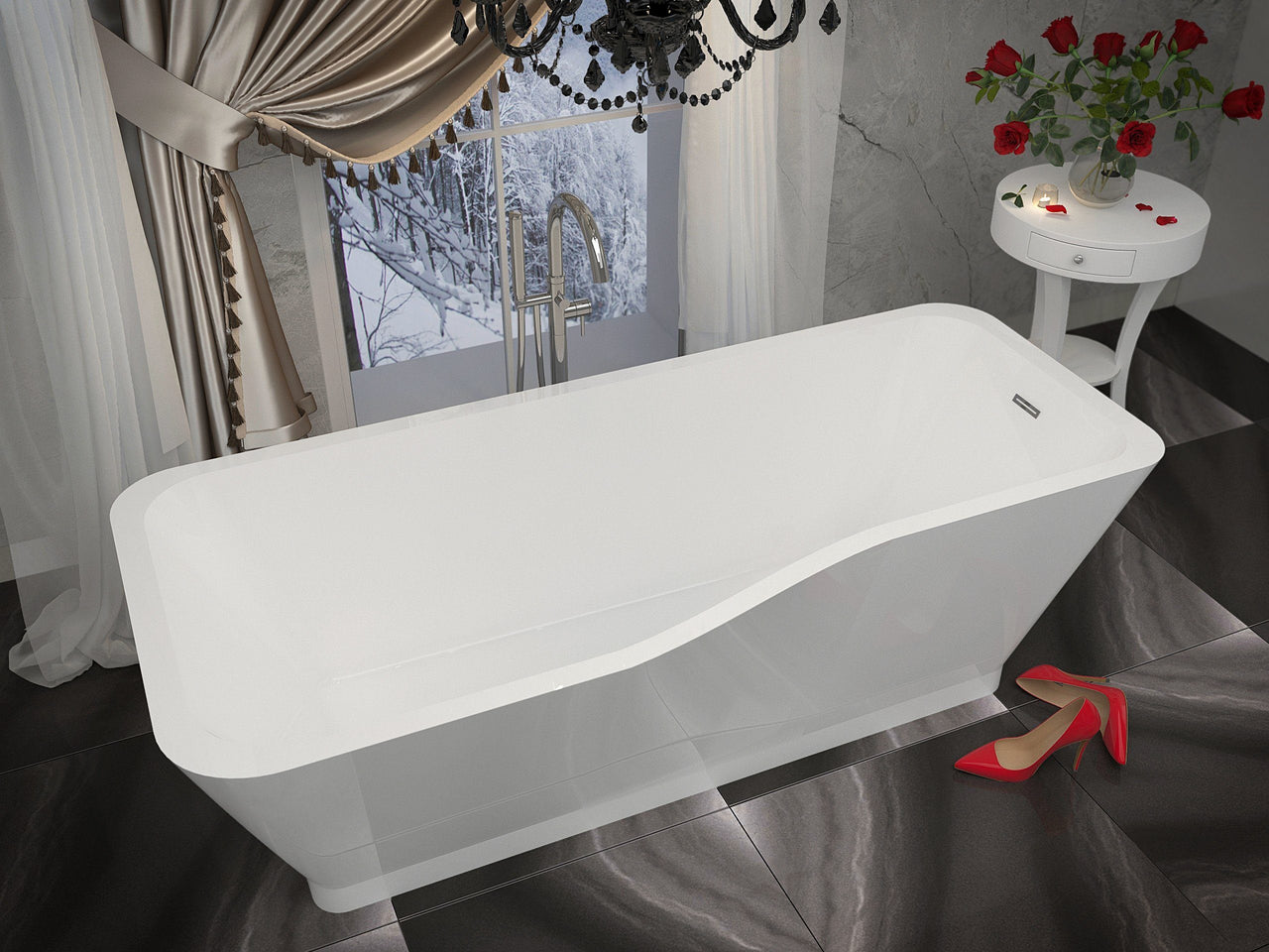 ANZZI Salva FT-AZ004 FreeStanding Bathtub FreeStanding Bathtub ANZZI 