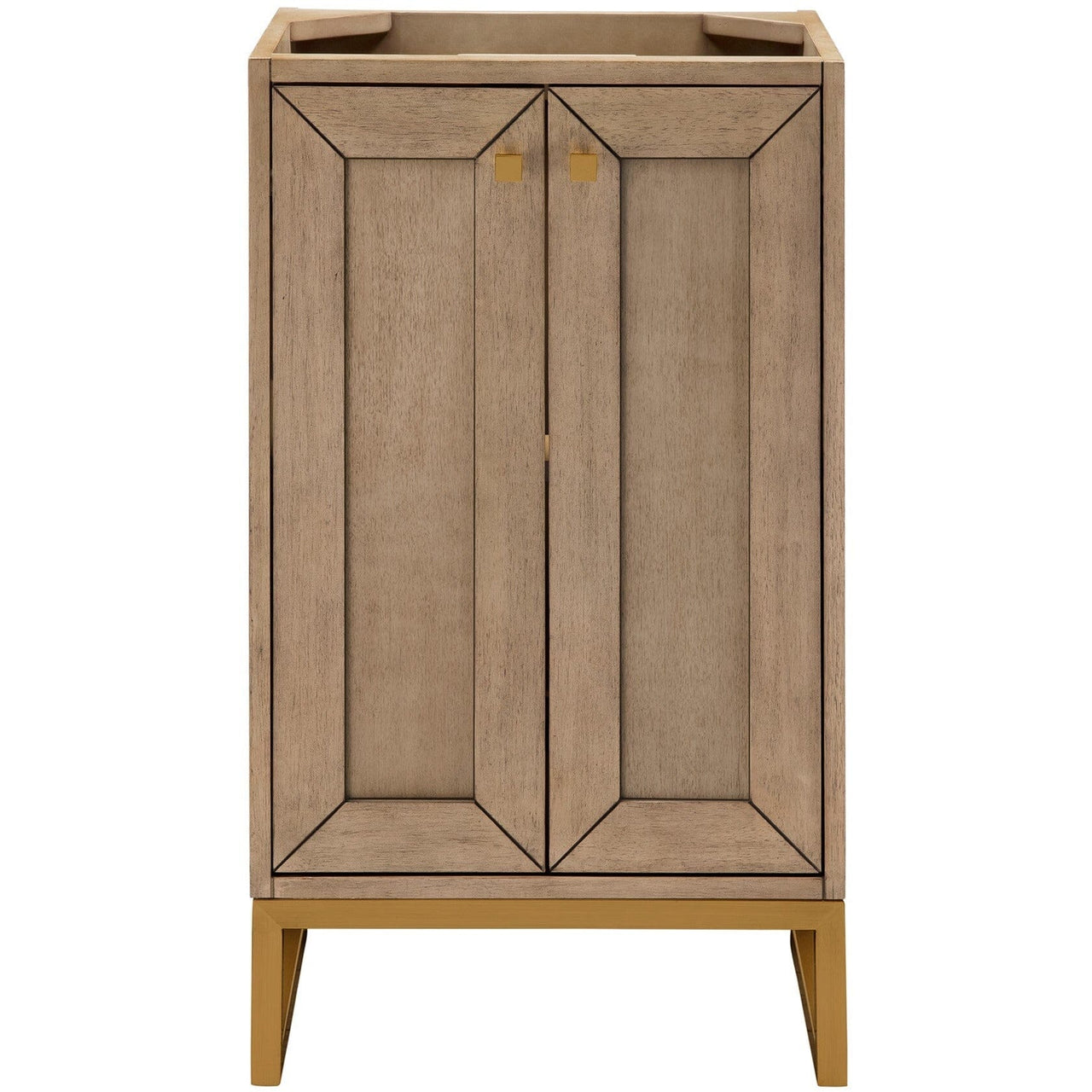James Martin Chianti 20" Single Vanity Vanity James Martin Whitewashed Walnut - Radiant Gold Cabinet Only 