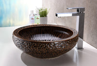 Thumbnail for ANZZI Regalia Series LS-AZ188 Vessel Sink - Glass Bathroom Sink ANZZI 